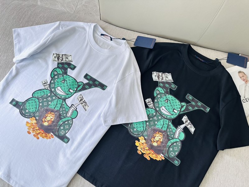 Футболка Louis Vuitton Happiness Is In Money "White" фото № 5