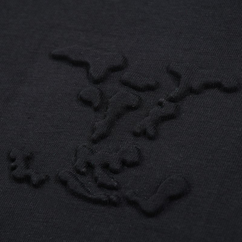 Футболка Louis Vuitton Embossed Monogram Logo "Black" фото № 7
