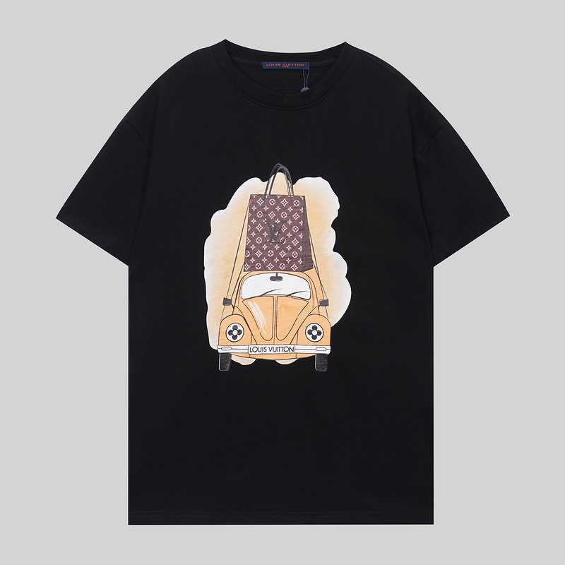 Футболка Louis Vuitton Shopping "Black" фото № 2