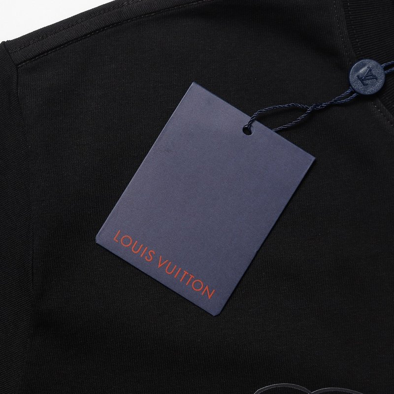 Футболка Louis Vuitton With Colored Pumpkin Print "Black" фото № 3