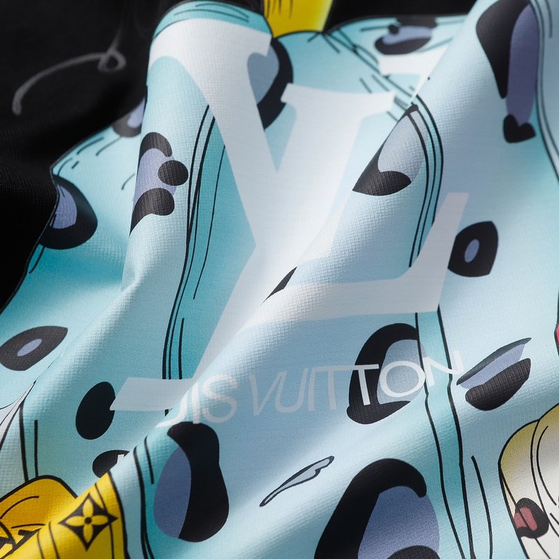 Футболка Louis Vuitton With Colored Pumpkin Print "Black" фото № 6