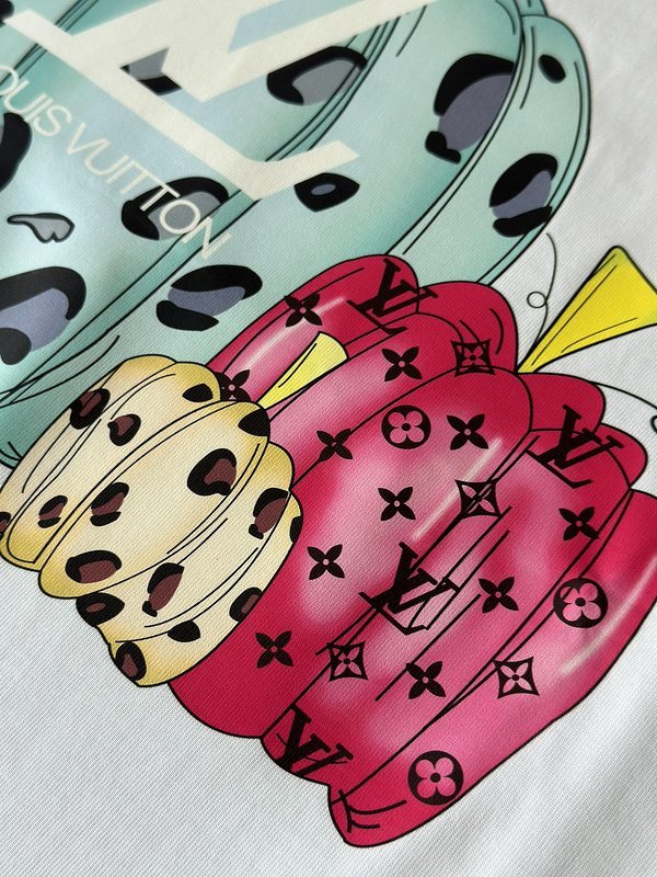 Футболка Louis Vuitton Pumpkin Of Different Shapes And Types "White" фото № 4