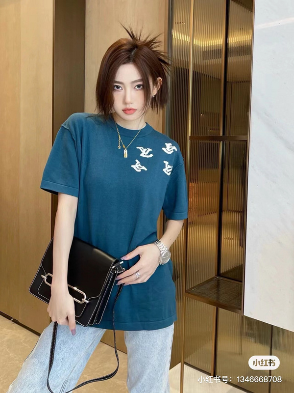 Футболка Louis Vuitton Musician "Blue" фото № 4