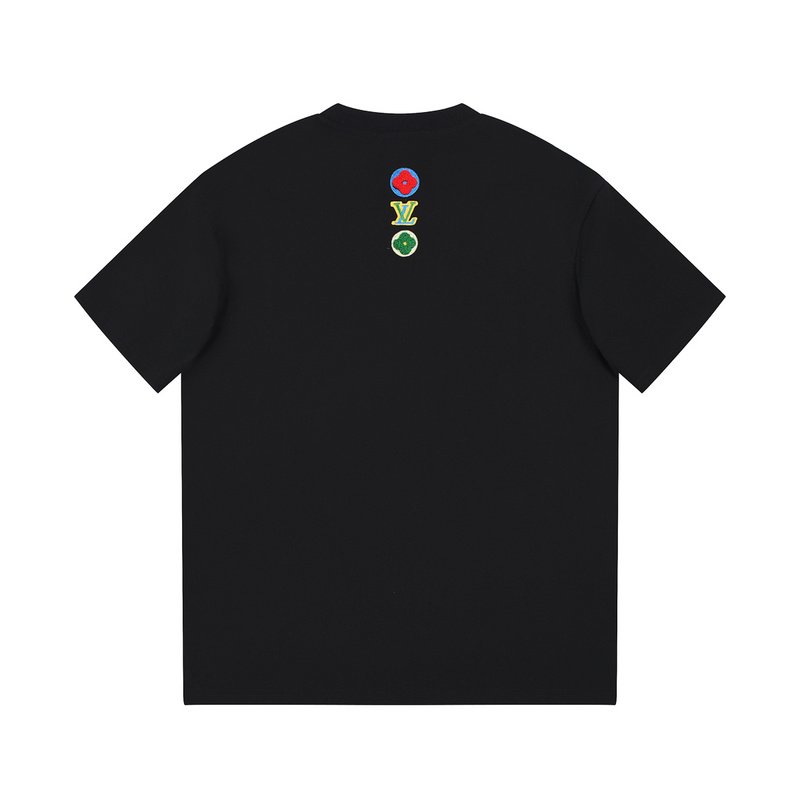 Футболка Louis Vuitton With Four Emblems "Black" фото № 7