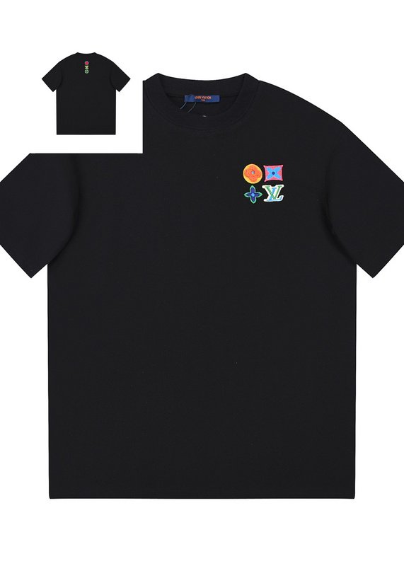 Футболка Louis Vuitton With Four Emblems "Black" фото № 8