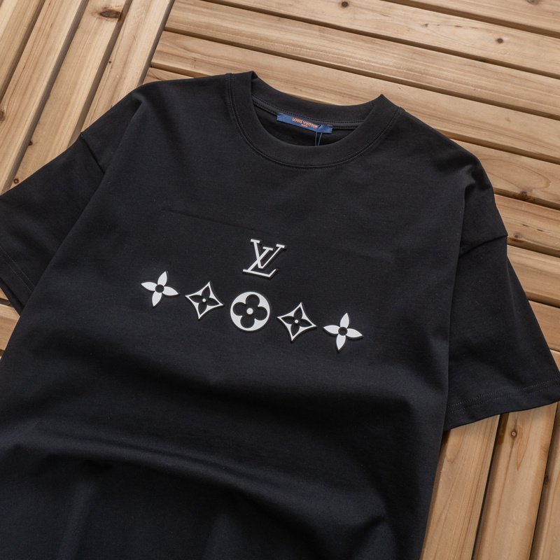 Футболка Louis Vuitton Front Logo And Symbols "Black" фото № 2