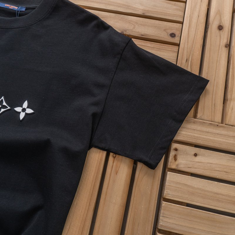 Футболка Louis Vuitton Front Logo And Symbols "Black" фото № 3