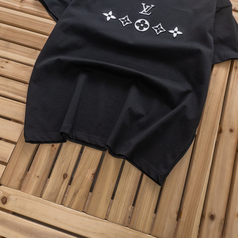 Футболка Louis Vuitton Front Logo And Symbols "Black" фото № 6