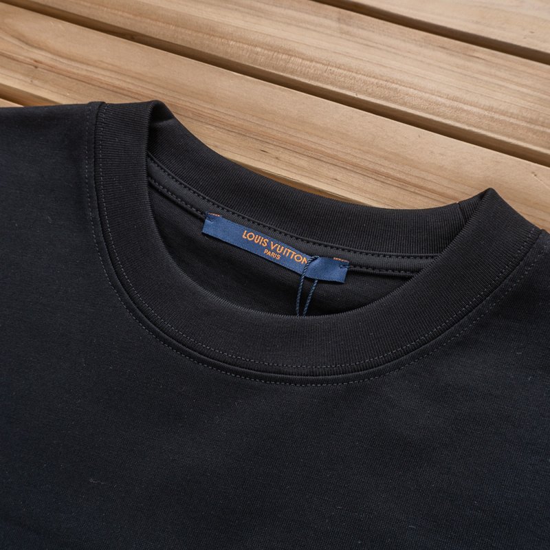 Футболка Louis Vuitton Front Logo And Symbols "Black" фото № 4