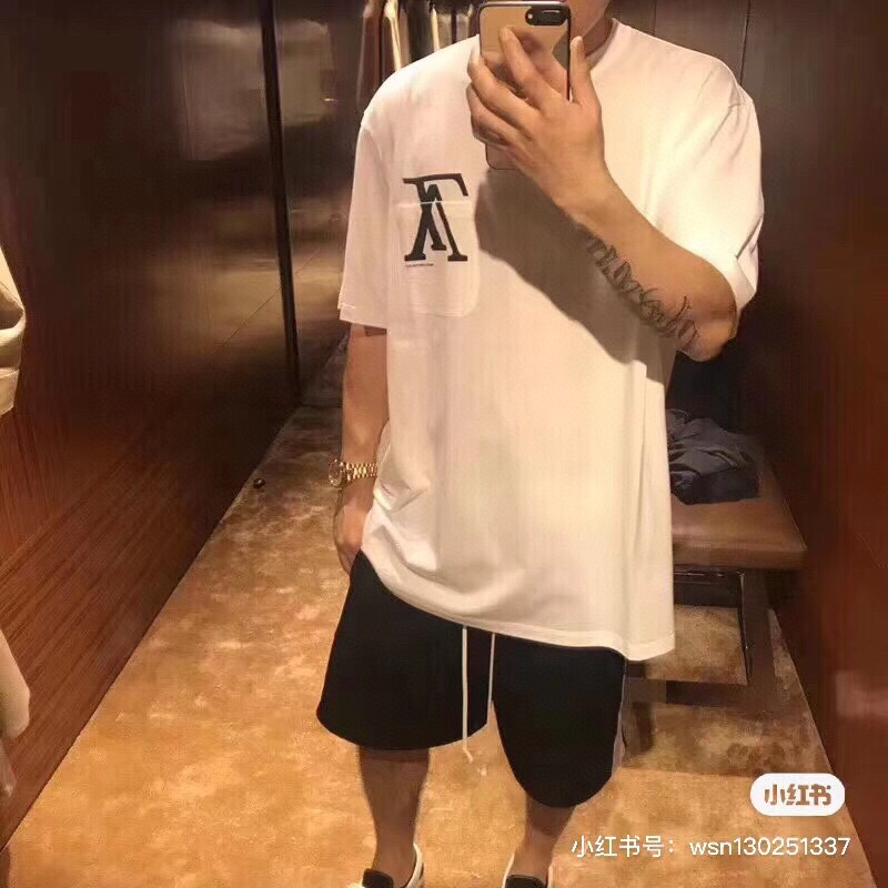 Футболка Louis Vuitton with Pocket "White" фото № 2