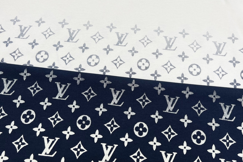 Футболка Louis Vuitton Many Brand Emblems "Blue/Black" фото № 3