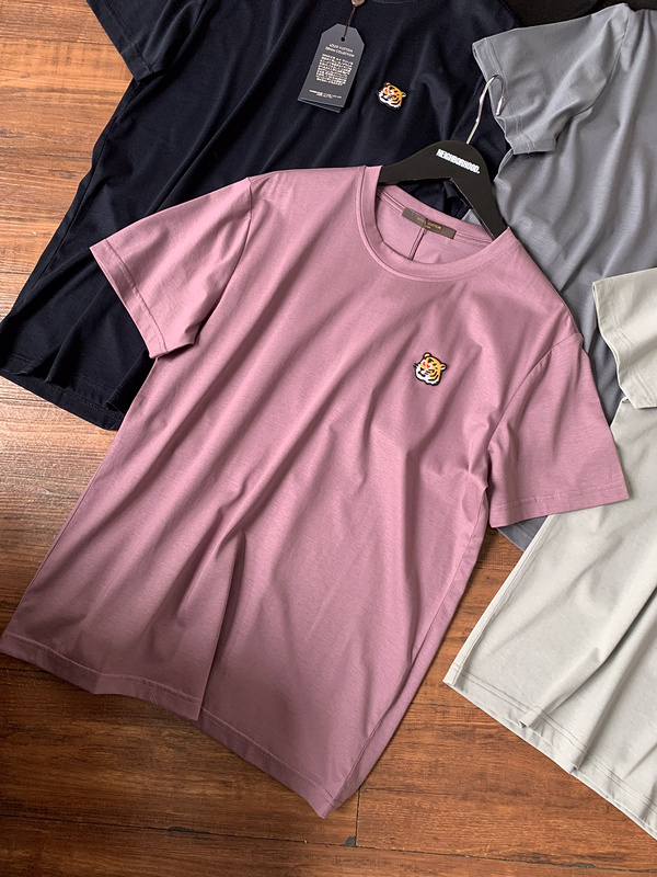 Футболка Louis Vuitton Little Cute Tiger Emblem "Pink" фото № 6