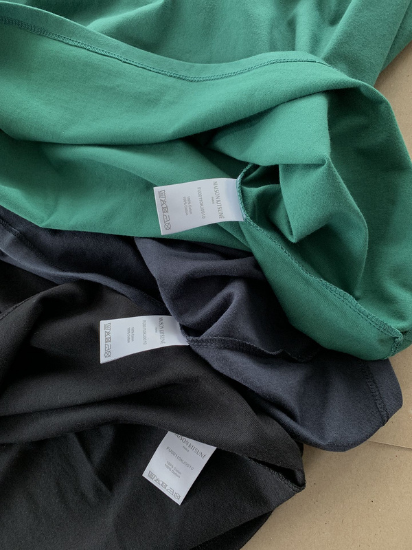 Футболка Maison Kitsune Basic "Green" фото № 4