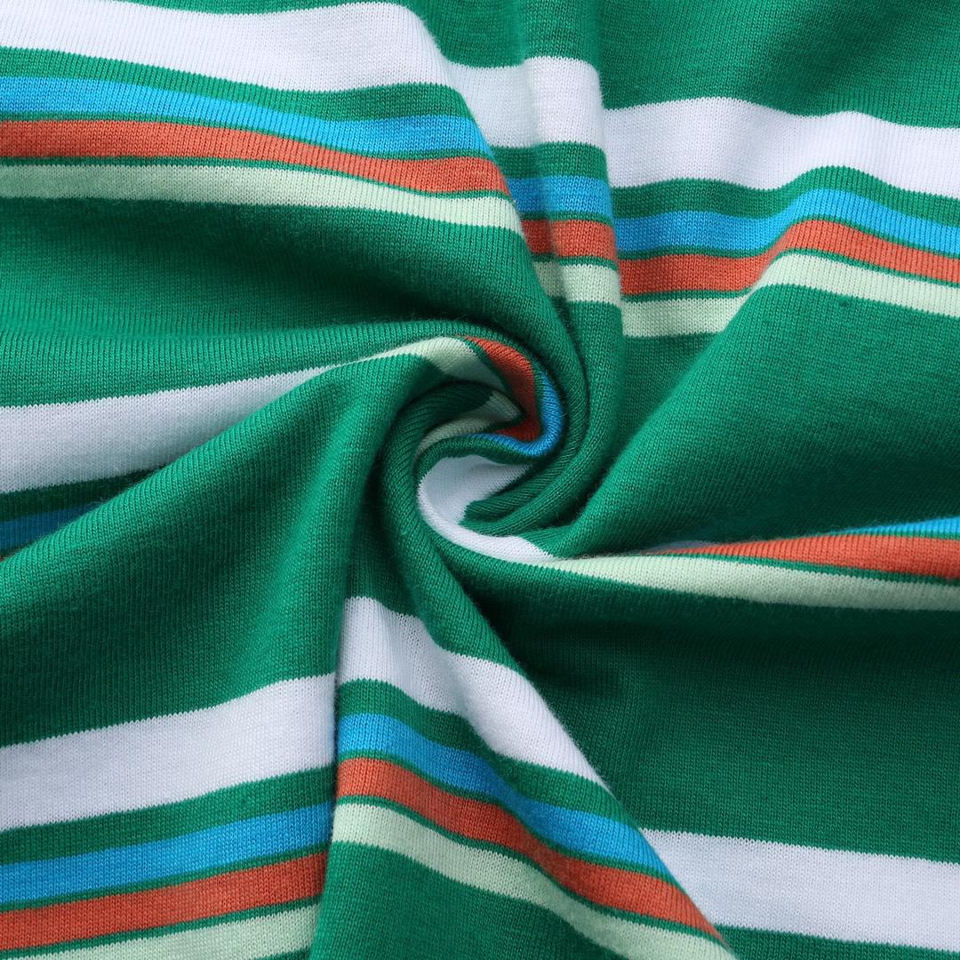 Футболка Miu Miu Horizontal Stripes "Green" фото № 4