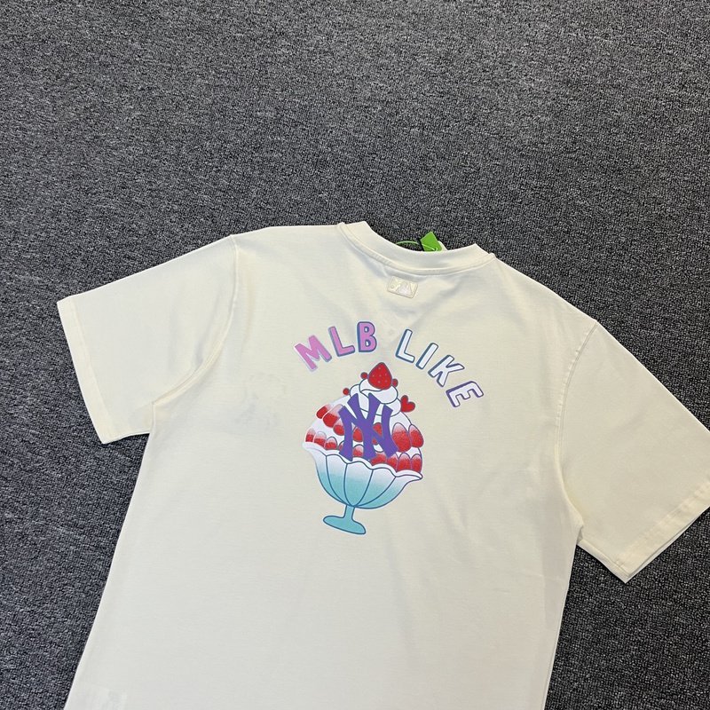 Футболка MLB Like A Glass Of Ice Cream "Cream" фото № 2
