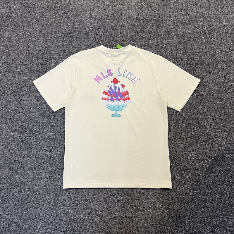Футболка MLB Like A Glass Of Ice Cream "Cream" фото № 7