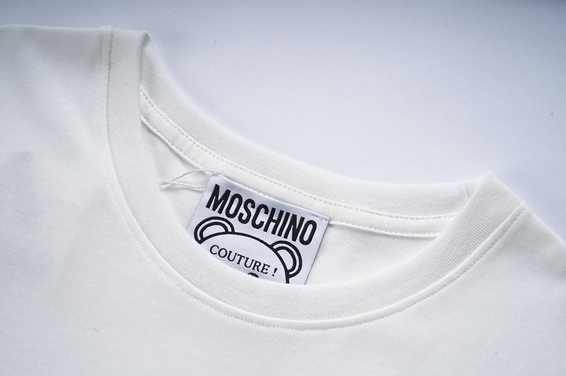 Футболка Moschino With Text Logo Print "White" фото № 4