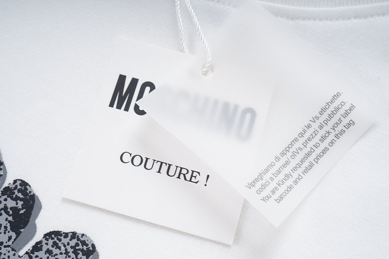 Футболка Moschino With Text Logo Print "White" фото № 5