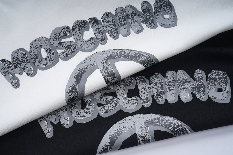 Футболка Moschino With Text Logo Print "White" фото № 7