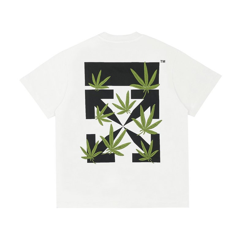 Футболка Off White Grass Print "White" фото № 3