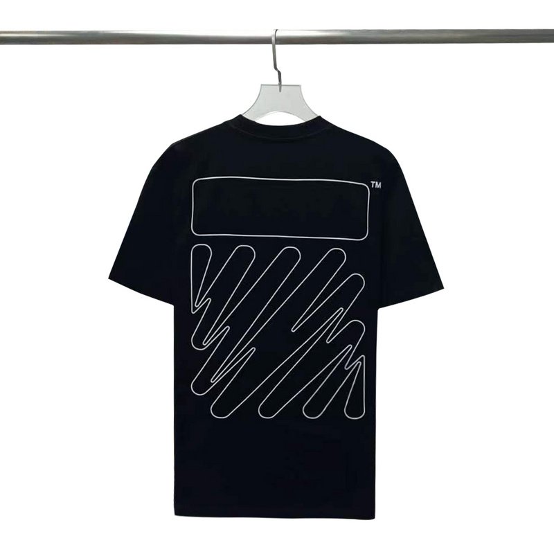 Футболка Off White Doodles "Black" фото № 6