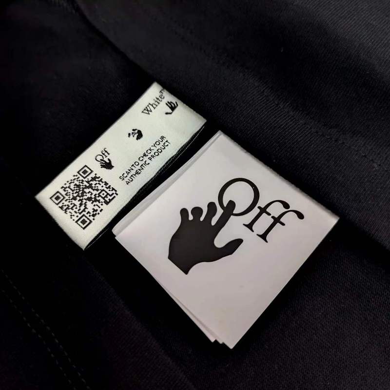 Футболка Off White Doodles "Black" фото № 8