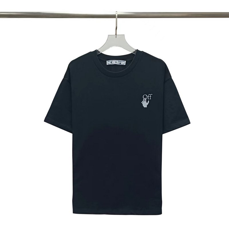 Футболка Off White With Picture In The Logo - Comprehension "Black" фото № 2