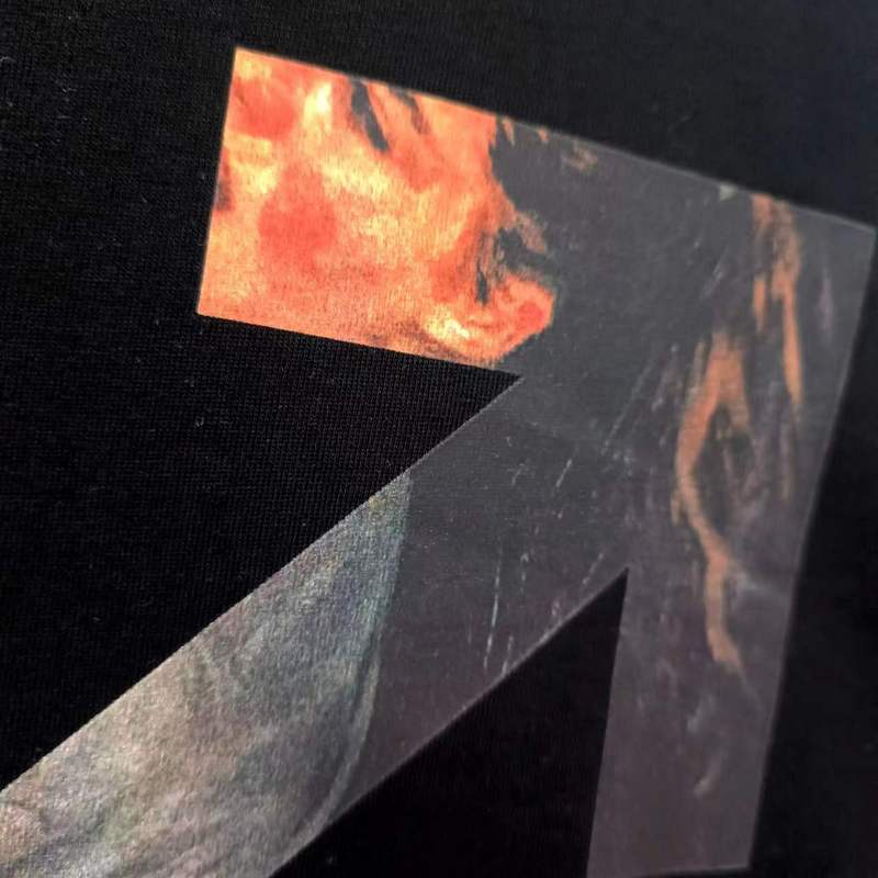 Футболка Off White With Picture In The Logo - Comprehension "Black" фото № 8