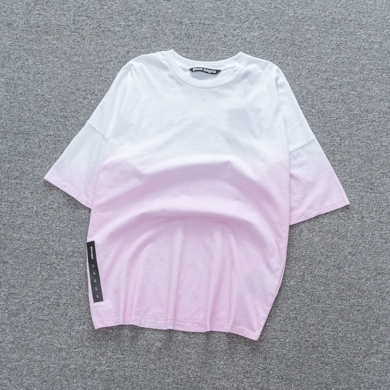 Футболка Palm Angels Two Colors "White/Pink" фото № 2