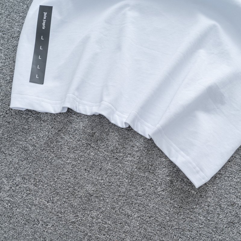 Футболка Palm Angels Painted Over "White/Red" фото № 4