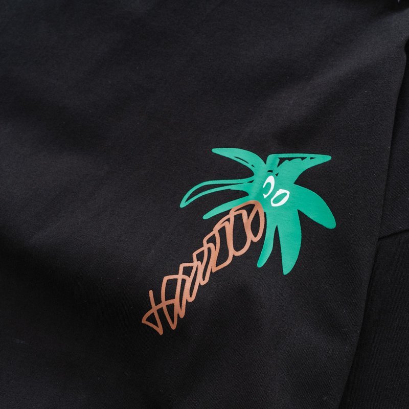 Футболка Palm Angels Palm Tree With Eyes "Black" фото № 4