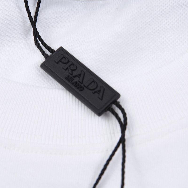 Футболка Prada With Mosaic Logo "White" фото № 6