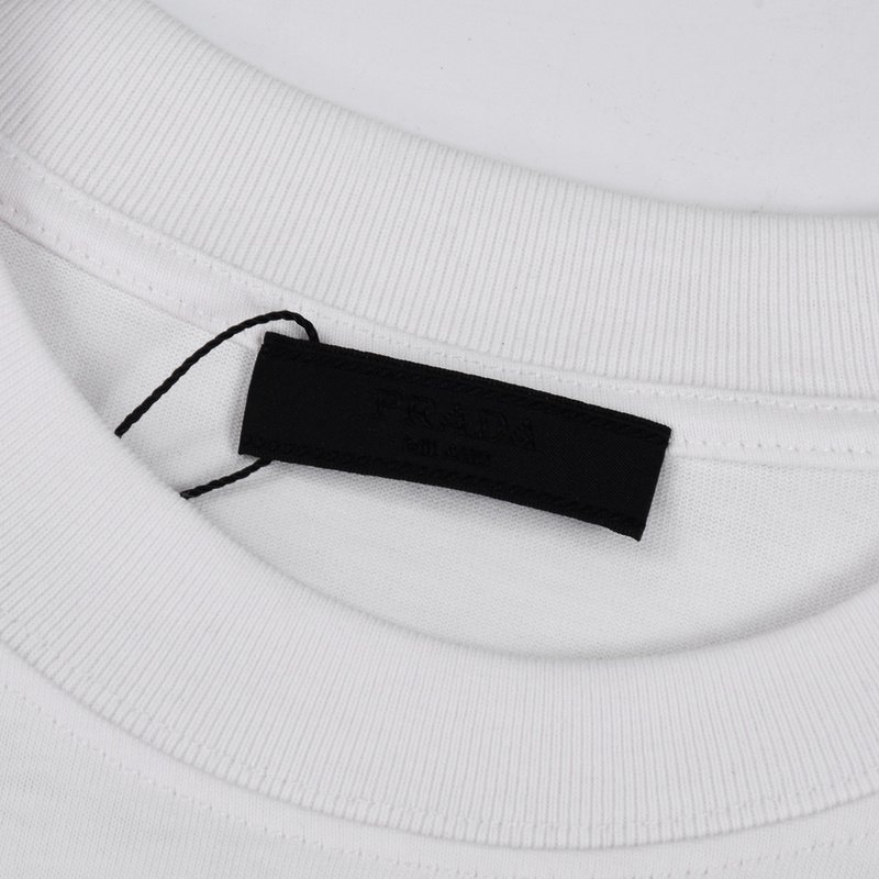 Футболка Prada Spots Of Colored Paint "White" фото № 3