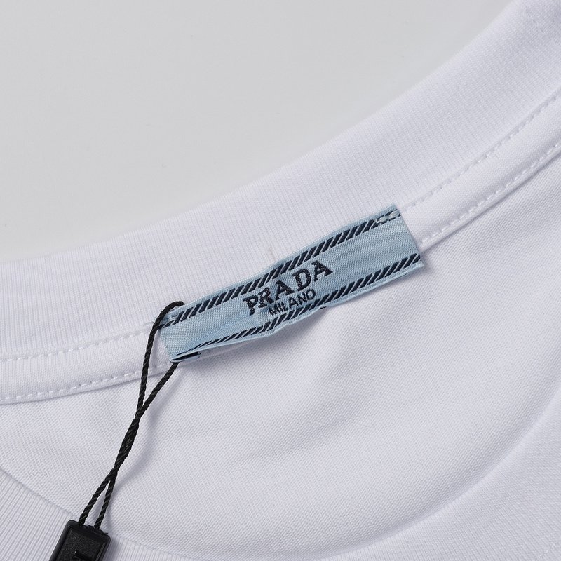 Футболка Prada Logo In Colored Squares "White" фото № 6