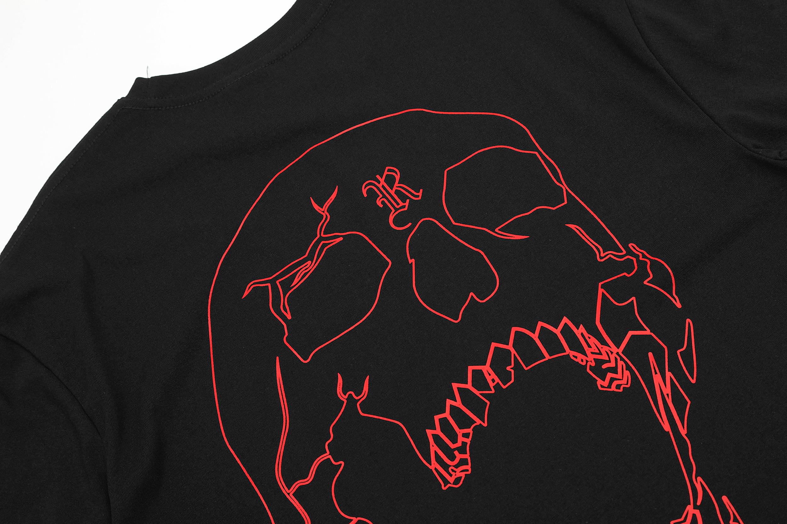 Футболка Revenge Skull and Bones "Black" фото № 8