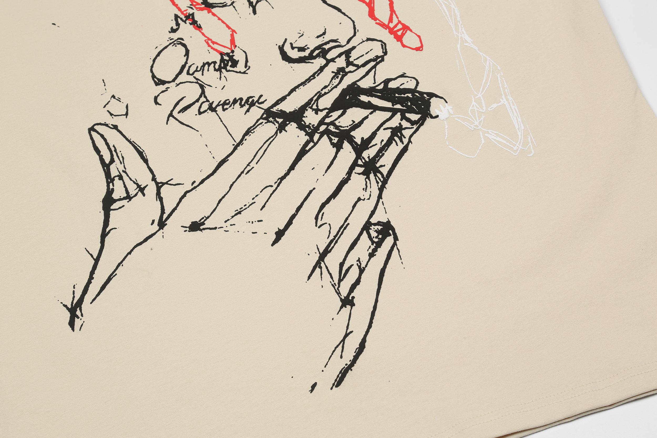 Футболка Revenge Pencil Smoke "Sand" фото № 6