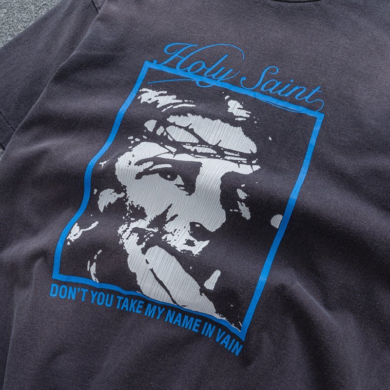 Футболка Saint Michael Portrait "Black/Gray" фото № 6