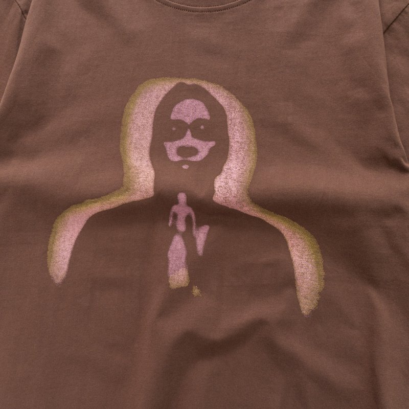 Футболка Sp5der Man On Light Background Front And Yellow Bug Back "Brown" фото № 3