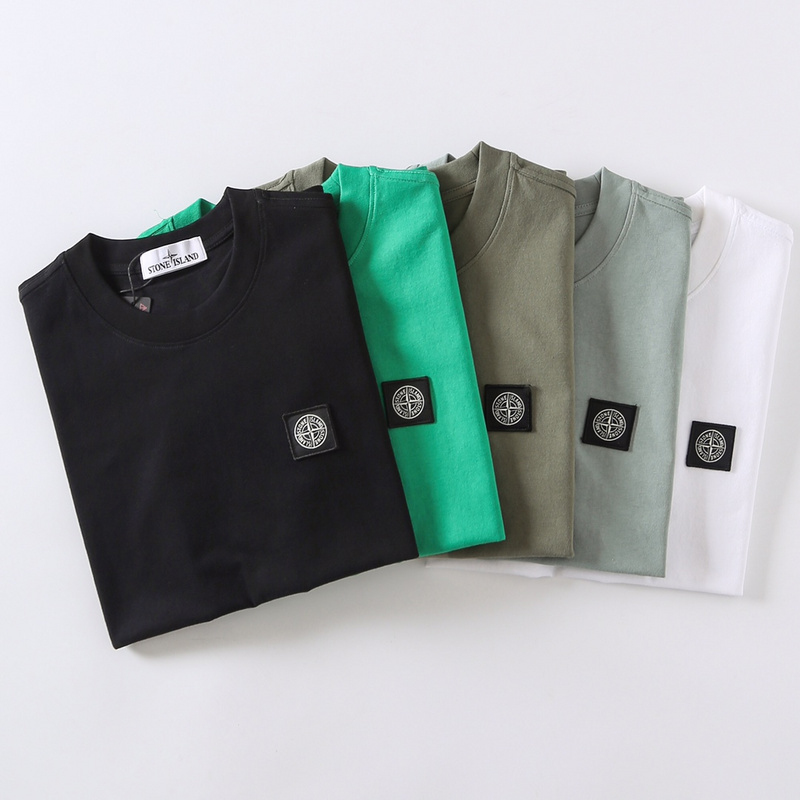 Футболка Stone Island Plain "Khaki" фото № 3