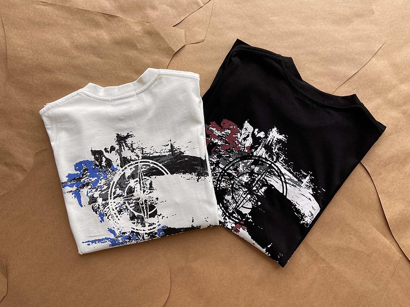 Футболка Stone Island Vintage Compass Print "White" фото № 8