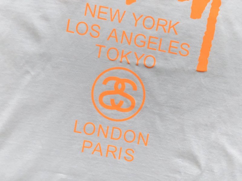 Футболка Stussy Bright Color Front Inscription "White" фото № 5