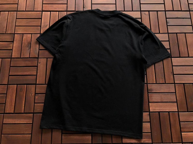 Футболка Stussy Front Inscription International Beach Crew And Nike Logo "Black" фото № 2