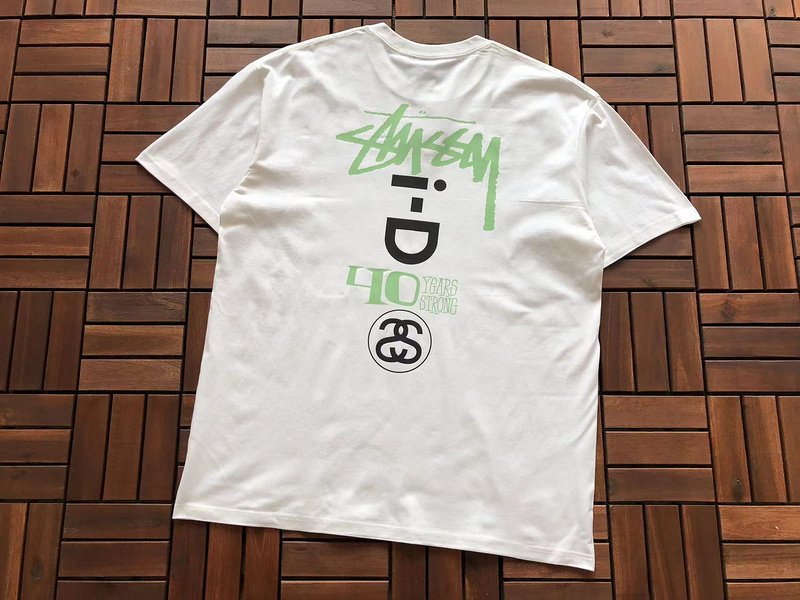 Футболка Stussy Winking Man "White" фото № 2