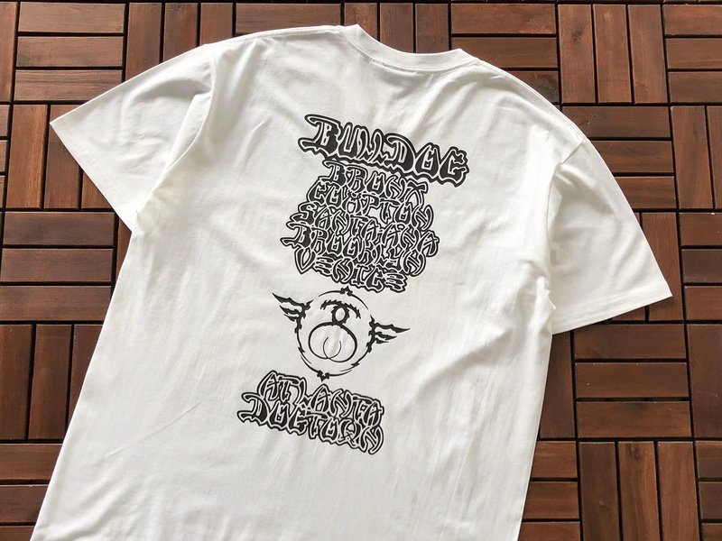 Футболка Stussy Cities List By Curly Letters "White" фото № 2