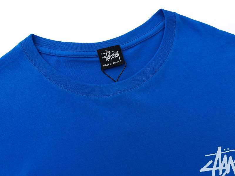 Футболка Stussy Skateboard "Blue" фото № 7
