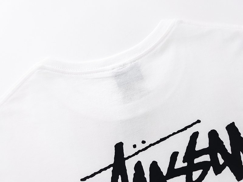 Футболка Stussy Print With A Black Ball "White" фото № 4
