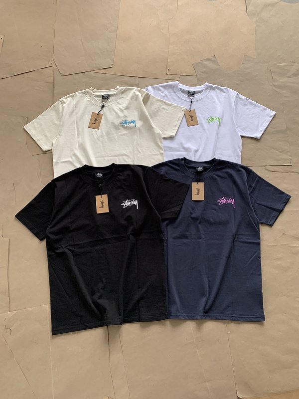 Футболка Stussy Dance Energy With Logo "White" фото № 3