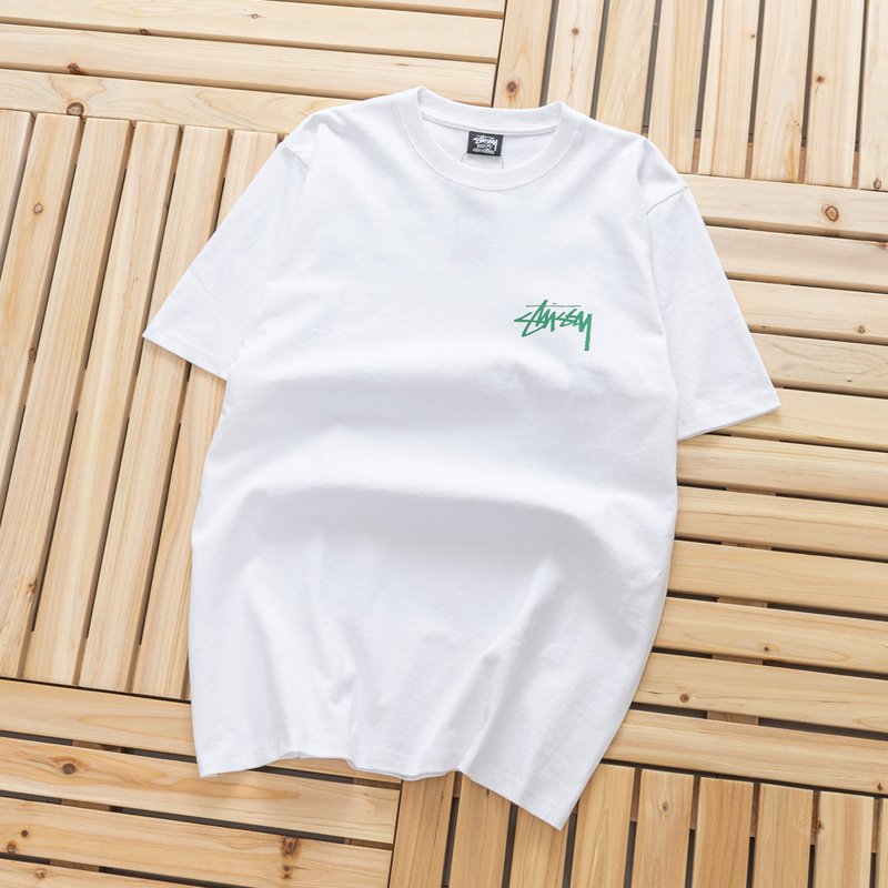 Футболка Stussy With Sculpture Print On The Back "White" фото № 2