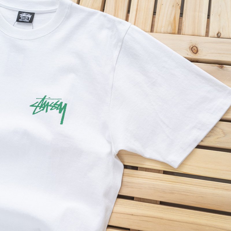Футболка Stussy With Sculpture Print On The Back "White" фото № 7