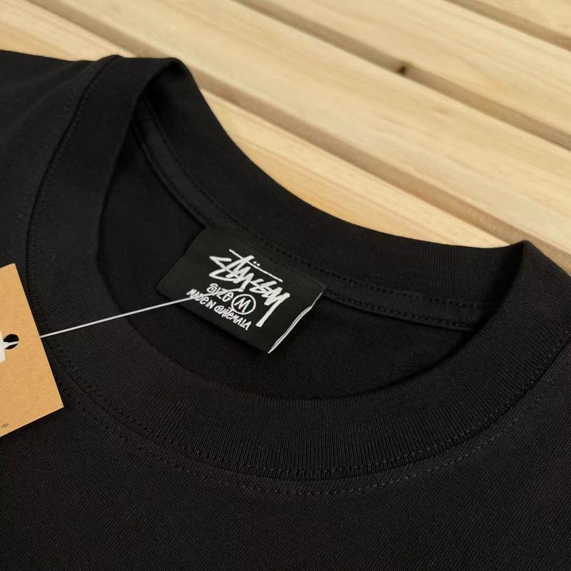 Футболка Stussy X Nike With White Text "Black" фото № 6